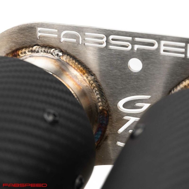 Fabspeed Porsche 997 GT3 / GT3 RS Deluxe Dual Style Tips (FS.POR.997GT3.DLTCF)