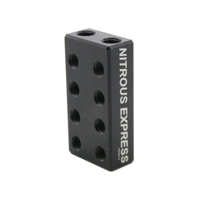 Nitrous Express 2 Inlet 16 Outlet Nitrous/Fuel Distribution Block (16174)