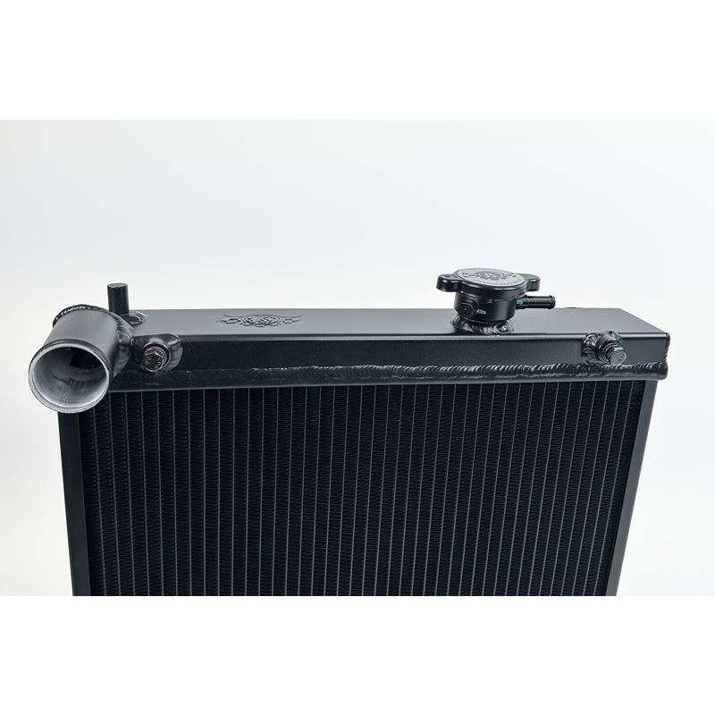 CSF Cooling - Racing & High Performance Division 1/2 Size Black Radiator for 03-07 Mitsubishi Lancer EVO 7/8/9 (7228B)