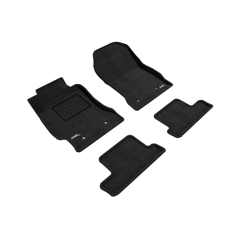 3D Maxpider ELEGANT Floor Mat, BLACK, 1ST ROW/2ND ROW (L1SB00704709)