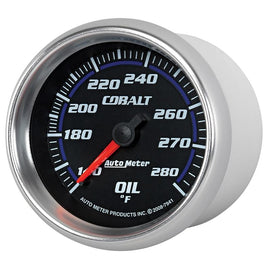 AutoMeter Cobalt 66.7mm 140-280 Degree F Mechanical Oil Temperature Gauge (7941)