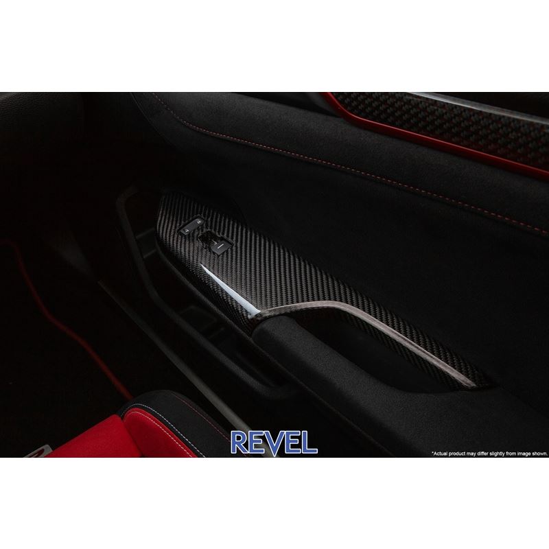 Revel Gt Dry Carbon Window Switch Panel (Fl, Fr, Rl, Rr) 2016-2018 Honda Civic 4 Pcs (1TR4GT0AH07)