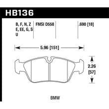 Load image into Gallery viewer, Hawk Performance HPS Brake Pads (HB136F.690)