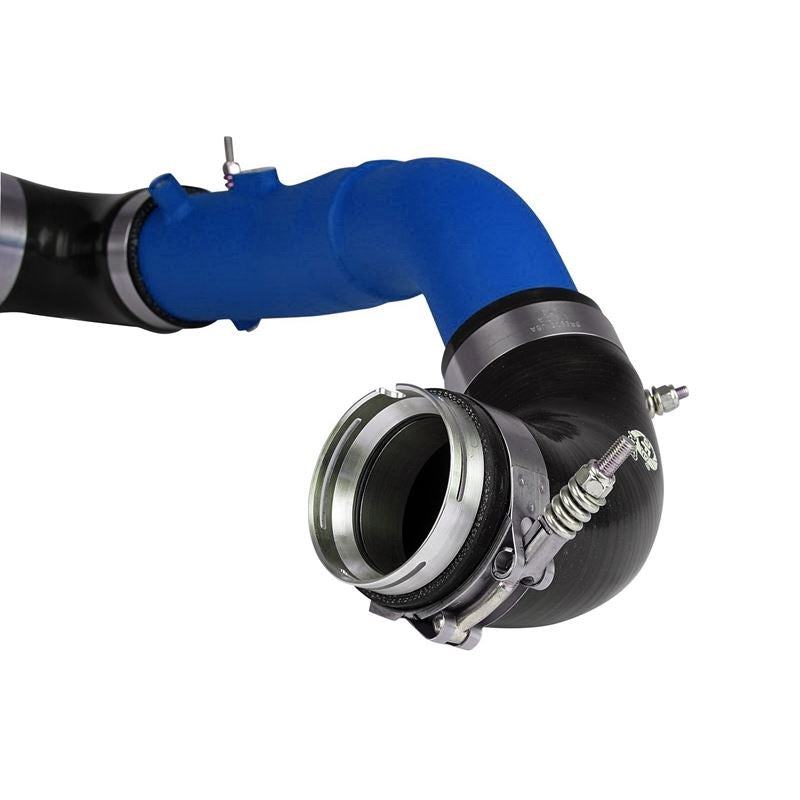 aFe Power 2-1/2 IN to 3 IN Aluminum Hot-Side Charge Pipe Blue for 2020-2021 BMW Z4(46-20408-L)