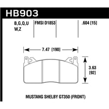 Load image into Gallery viewer, Hawk Performance HP Plus Brake Pads (HB903N.604)