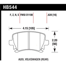 Load image into Gallery viewer, Hawk Performance HPS Brake Pads (HB544F.628)