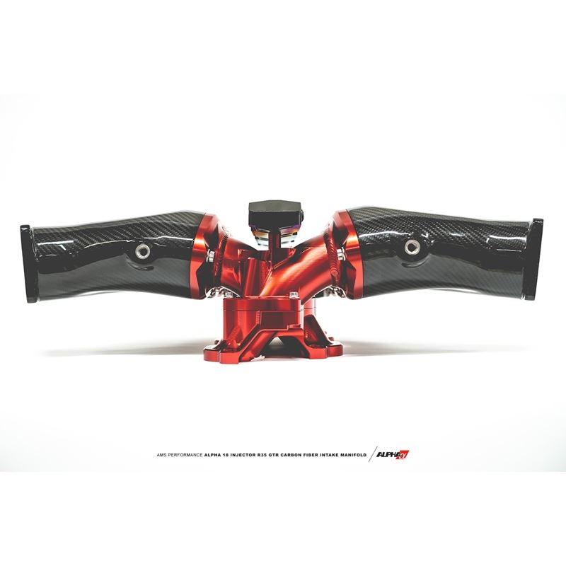 ALPHA Performance 18 Injector R35 GT-R Carbon Fiber Intake Manifold - Clear (ALP.07.08.0101-8)