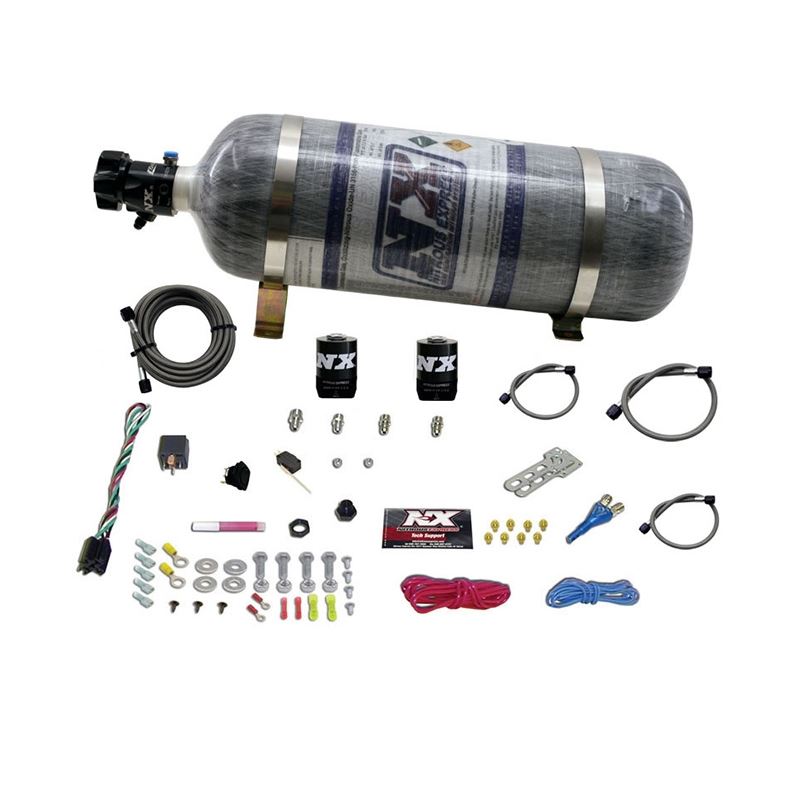 Nitrous Express All Dodge EFI Single Nozzle Nitrous Kit w/Composite Bottle (20921-12)