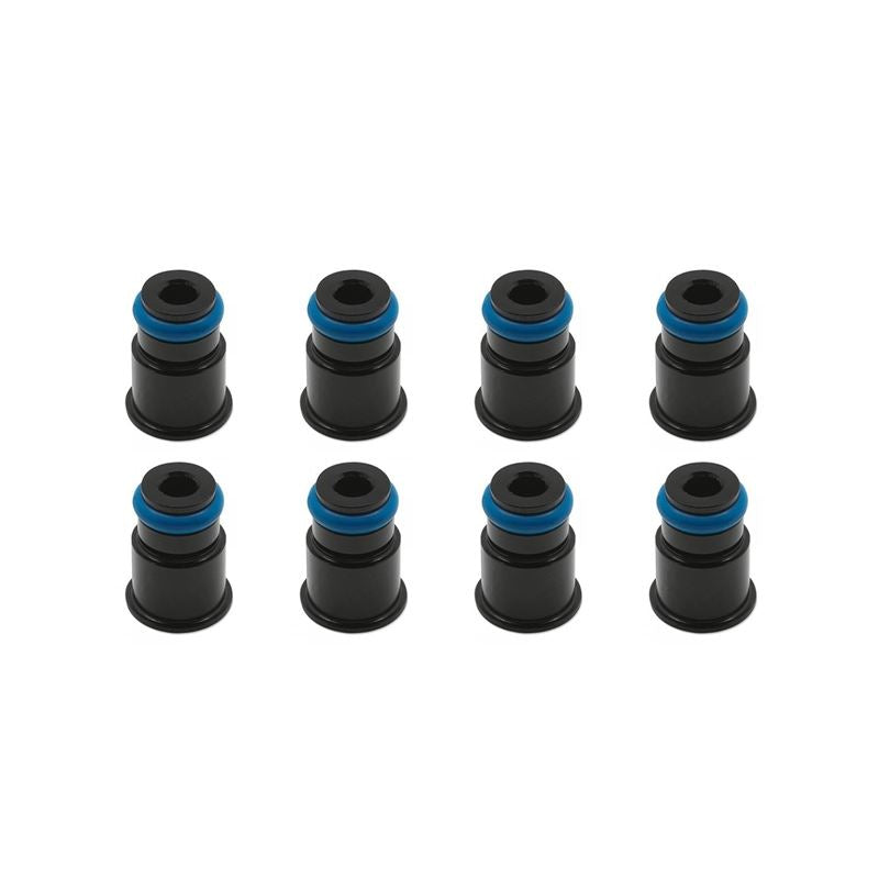 Blox Racing 11mm Adapter Top (1/2in) w/Viton O-Ring & Retaining Clip (Set of 8) (BXEF-AT-11S-8)