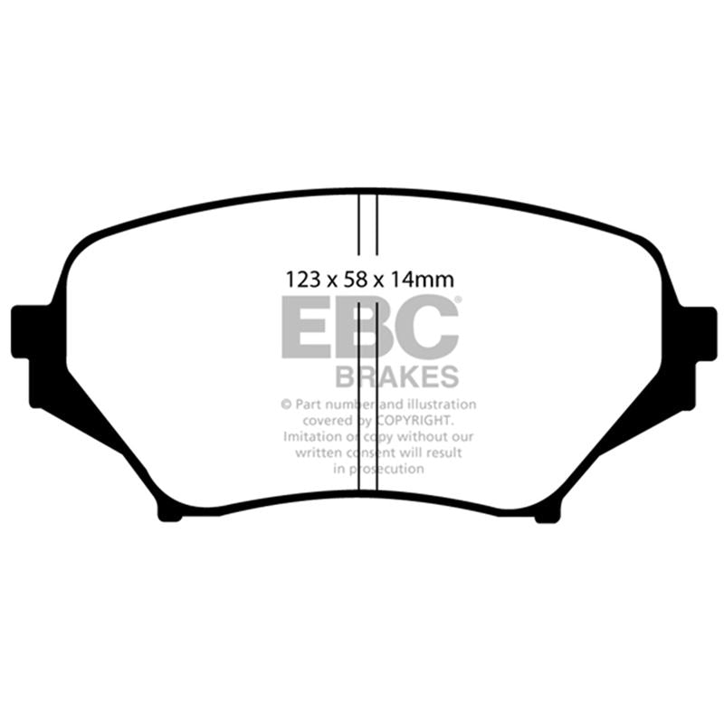 EBC Greenstuff 2000 Series Sport Brake Pads (DP21774)