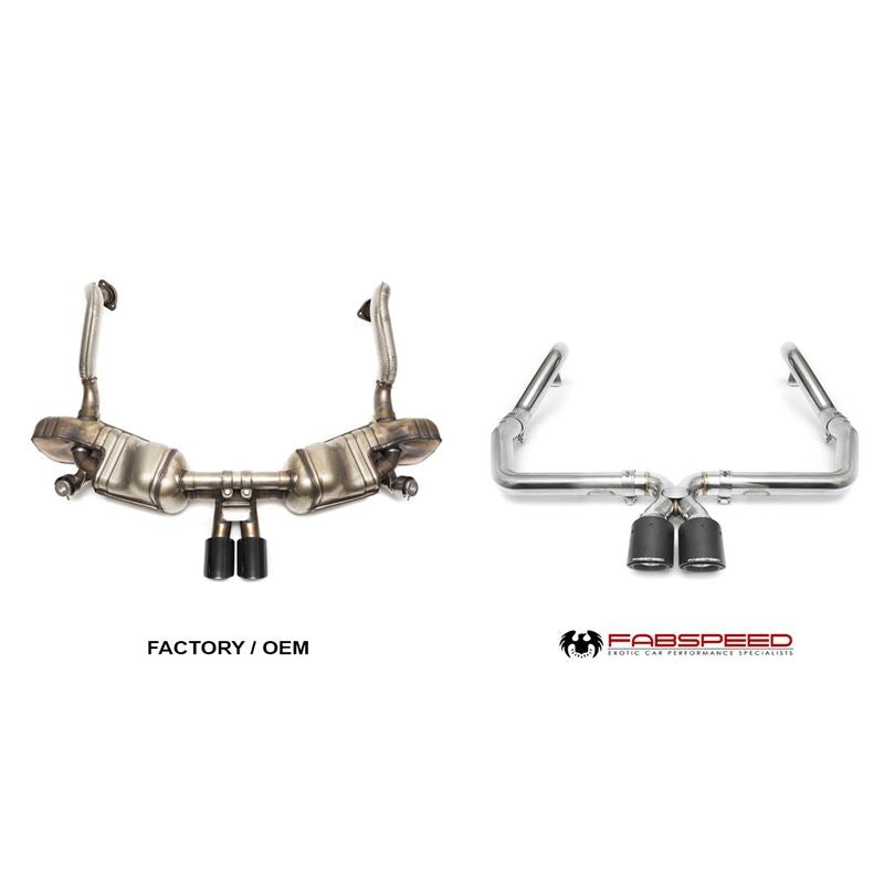 Fabspeed 981 Cayman GT4 Lightweight Competition Exhaust System (FS.POR.981GT4.CESBR)