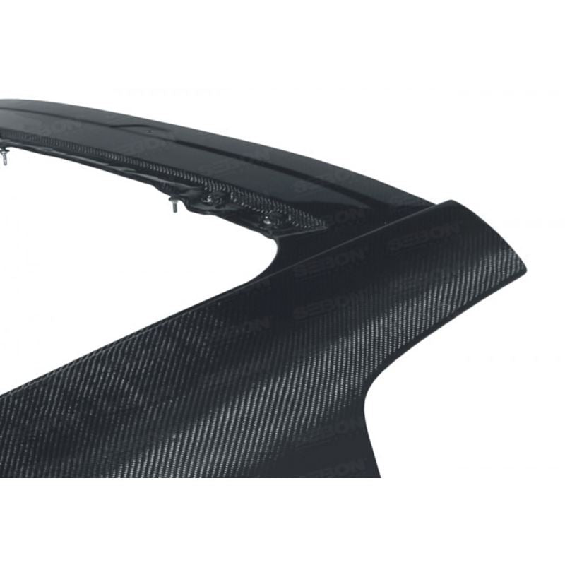 Seibon OEM-style carbon fiber trunk lid for 2002-2008 Nissan 350Z (TL0205NS350HB)