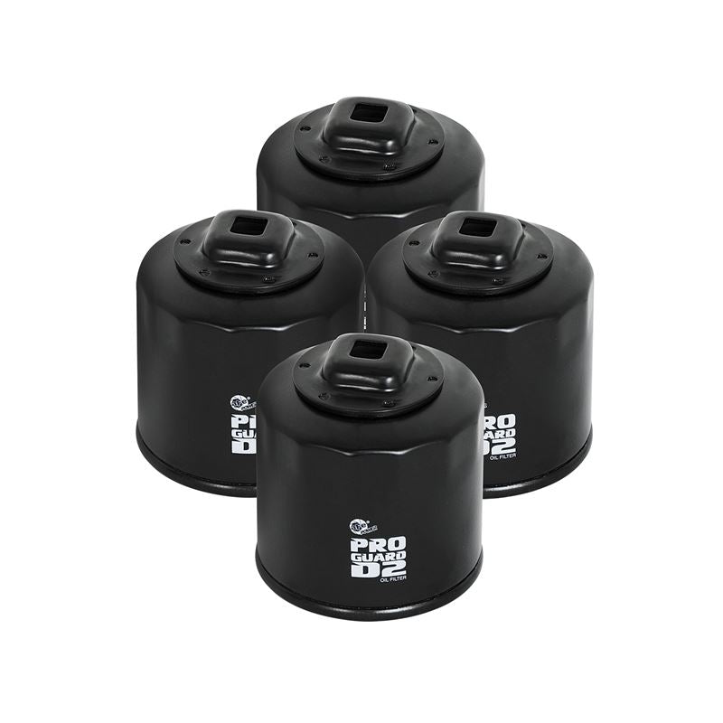 aFe Pro GUARD D2 Oil Filter (4 Pack) (44-LF017-MB)