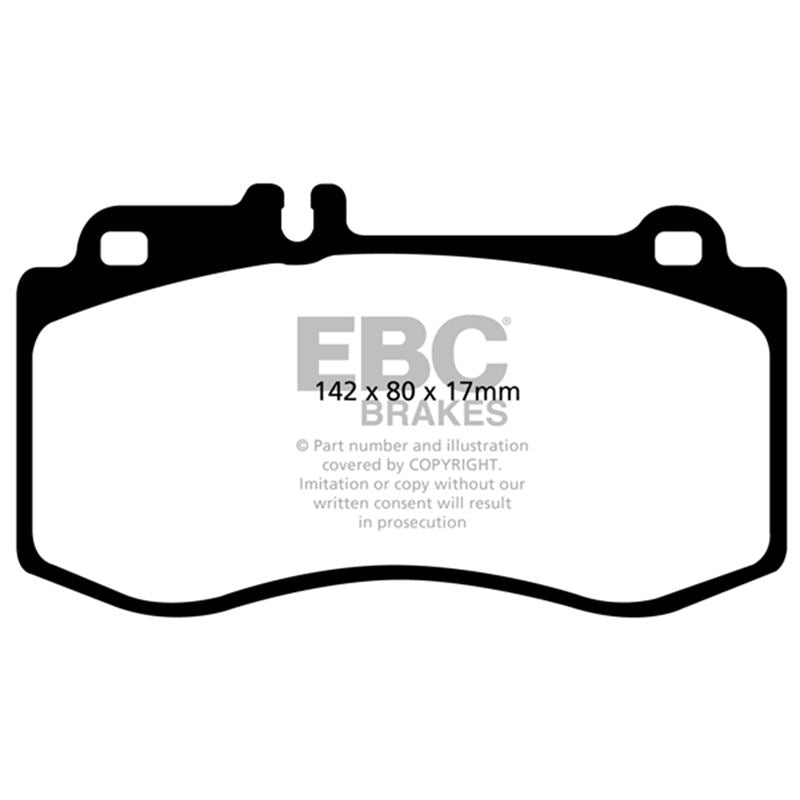 EBC Redstuff Ceramic Low Dust Brake Pads (DP31857C)