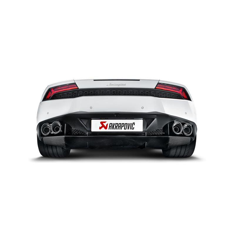 Akrapovic 16-16 Lamborghini Huracan LP 580-2 Coupe/Spyder Slip-On Line (Titanium) w/ Carbon Tips (MTP-LA/TI/2)