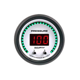 AutoMeter 52.4mm White Switchable 0-1600 PSI/0-110 BAR Fluid Pressure Phantom Elite Digital Gauge (6752-PH)