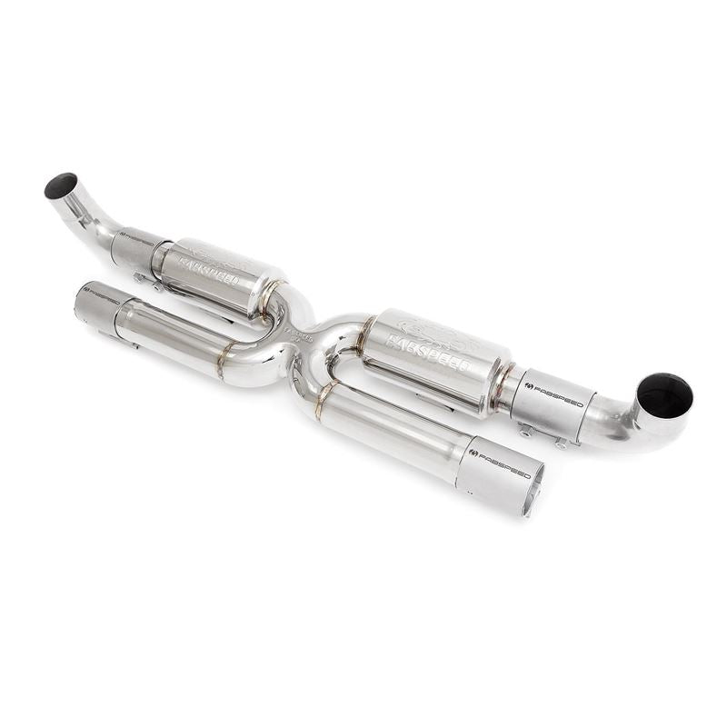 Fabspeed 991.2 Carrera Center Muffler Bypass X-Pipe (for Base) (17-19) (FS.POR.9912.CMBXB)