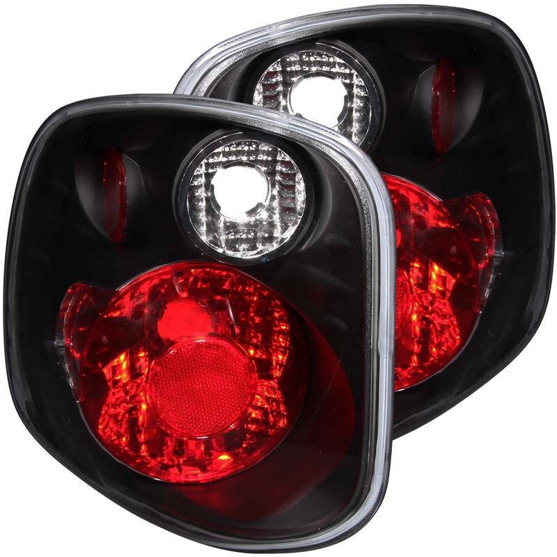 ANZO USA 1997-2000 Ford F-150 Taillights Black (211069)