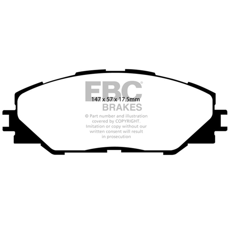 EBC Redstuff Ceramic Low Dust Brake Pads (DP31792C)