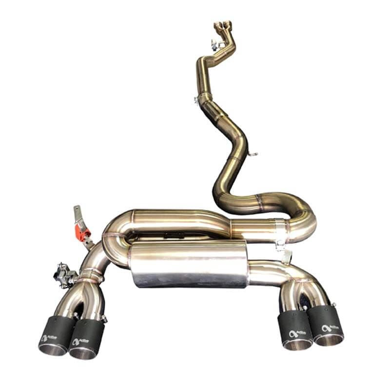 Active Autowerke F87 M2 Competition Signature Exhaust System includes Active F - brace (11-051CBC)