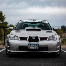 Load image into Gallery viewer, GrimmSpeed Windshield Banner 43&quot; - 02+ WRX/STI, 05-09 LGT (111035)