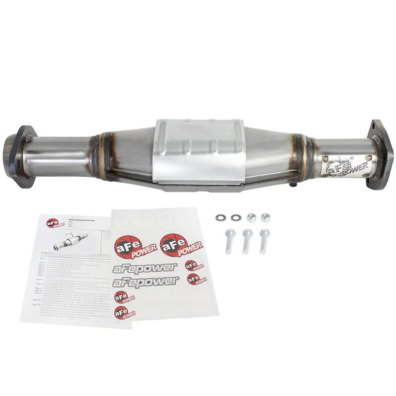 aFe POWER Direct Fit 409 Stainless Steel Rear Catalytic Converter (47-48002)