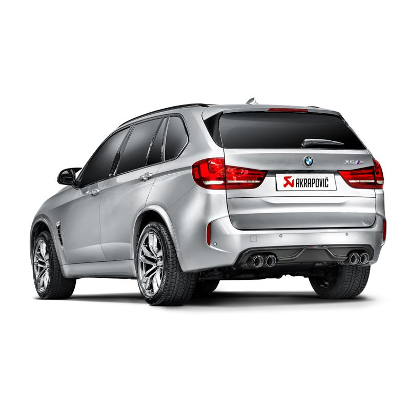 Akrapovic 15-17 BMW X5M (F85) Evolution Line Cat Back (Titanium) w/ Carbon Tips (S-BM/T/1)