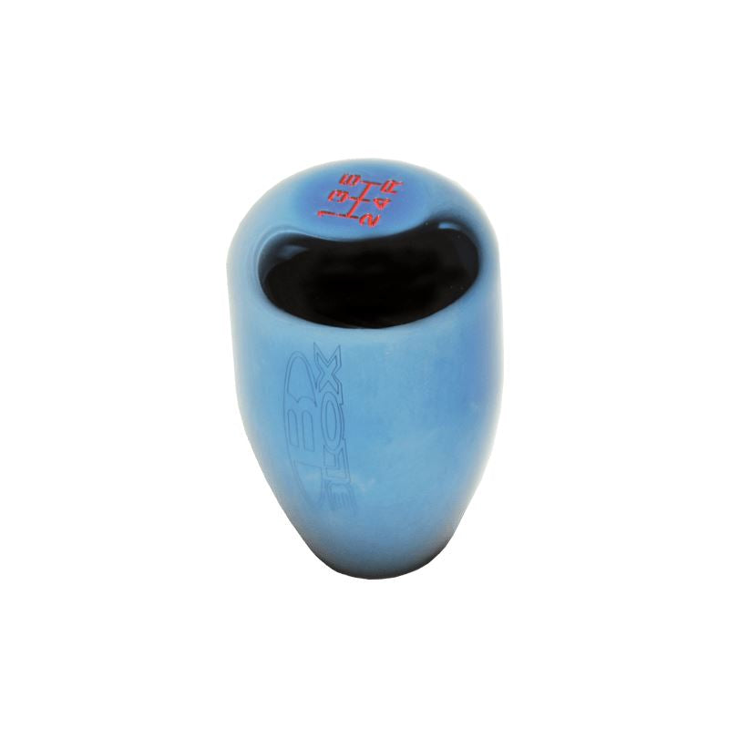 Blox Racing Limited Series 6-Speed Billet Shift Knob - Electric Blue 10 x1.25mm (BXAC-00236-TB)