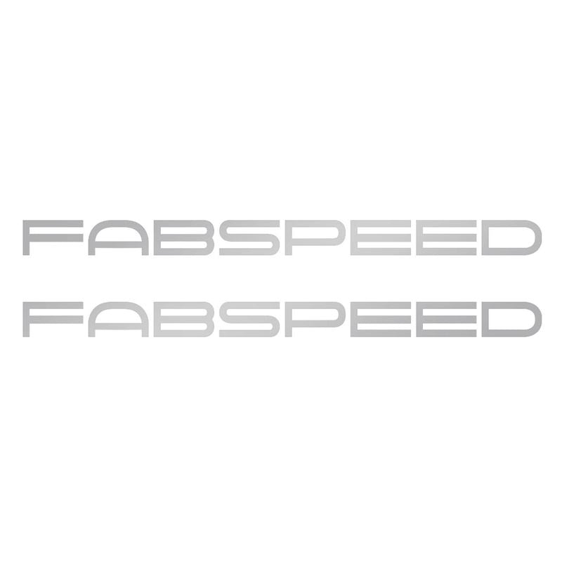 Fabspeed Motorsport Die-Cut Decals (FS.DECSET.SLV)