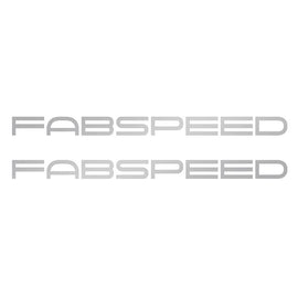 Fabspeed Motorsport Die-Cut Decals (FS.DECSET.SLV)