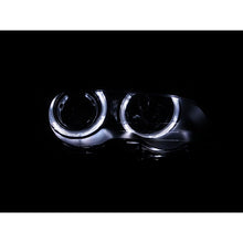 Load image into Gallery viewer, ANZO USA 2000-2003 BMW 3 Series E46 Projector Headlights w/ Halo Black (121269)