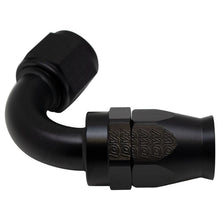 Load image into Gallery viewer, DeatschWerks 10AN Female Flare Swivel 120-Degree Hose End PTFE - Anodized Matte Black(6-02-0878-B)