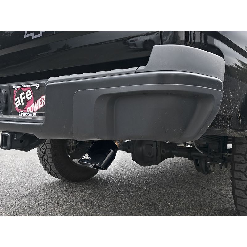 aFe MACH Force-Xp 3 IN 409 Stainless Cat-Back Hi-Tuck Exhaust System w/ Black Tip (49-44099-B)