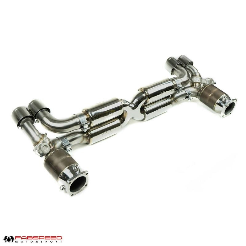 Fabspeed 997.2 Turbo/TurboS Valvetronic Supersport X-Pipe Exhaust System(10-12)(FS.POR.9972T.SSRXVP)