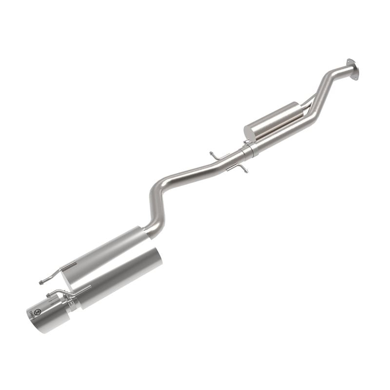 Takeda 2-1/2 IN 304 Stainless Steel Cat-Back Exhaust System w/Polish Tip (49-36058-P)