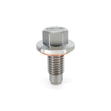 HPS Pefromance Stainless Steel Magnetic Drain Plug M12 x 1.75, (MDP-M12x175)