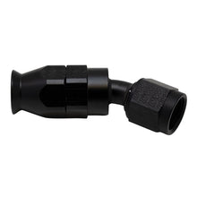 Load image into Gallery viewer, DeatschWerks 6 AN Female Flare Swivel 30-Degree Hose End PTFE - Anodized Matte Black(6-02-0870-B)