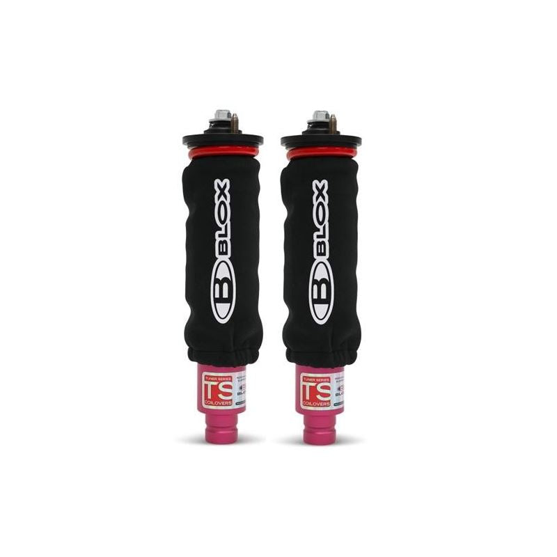 Blox Racing Neoprene Coilover Covers - Red (Pair) (BXAP-00033-RD)