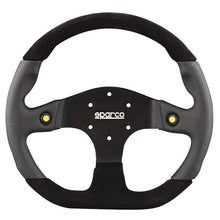 Load image into Gallery viewer, Sparco L999 Mugello Racing Steering Wheel, Black Suede (015TMG22TUV)