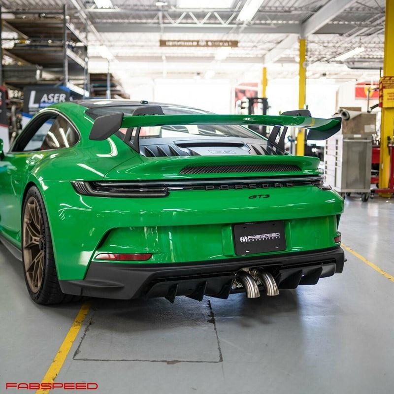 Fabspeed Porsche 992 GT3 Deluxe Dual Style Tips (22+) (FS.POR.992GT3.DTP)