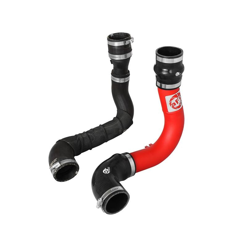 aFe BladeRunner 2-1/2 IN Aluminum Cold Charge Pipe Red (46-20189-R)