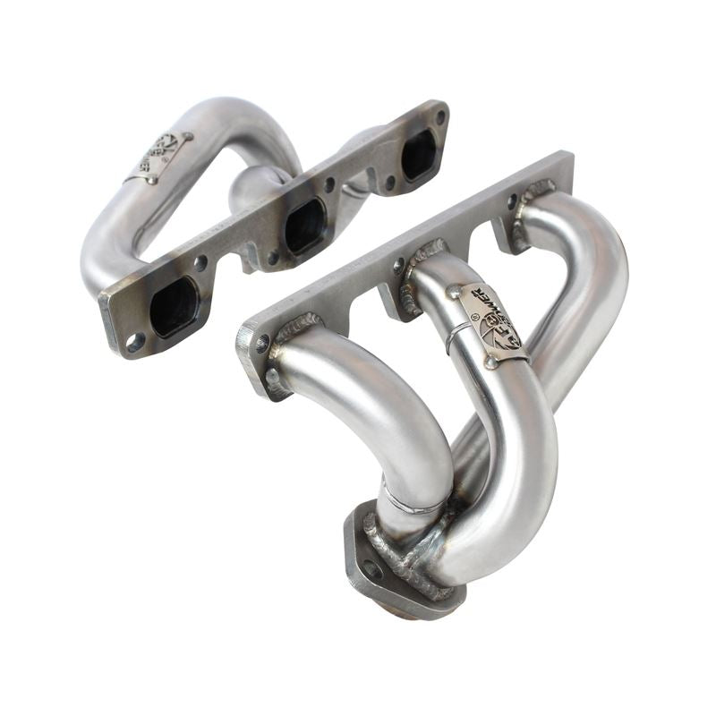 aFe Twisted Steel 409 Stainless Steel Shorty Header (48-48023)