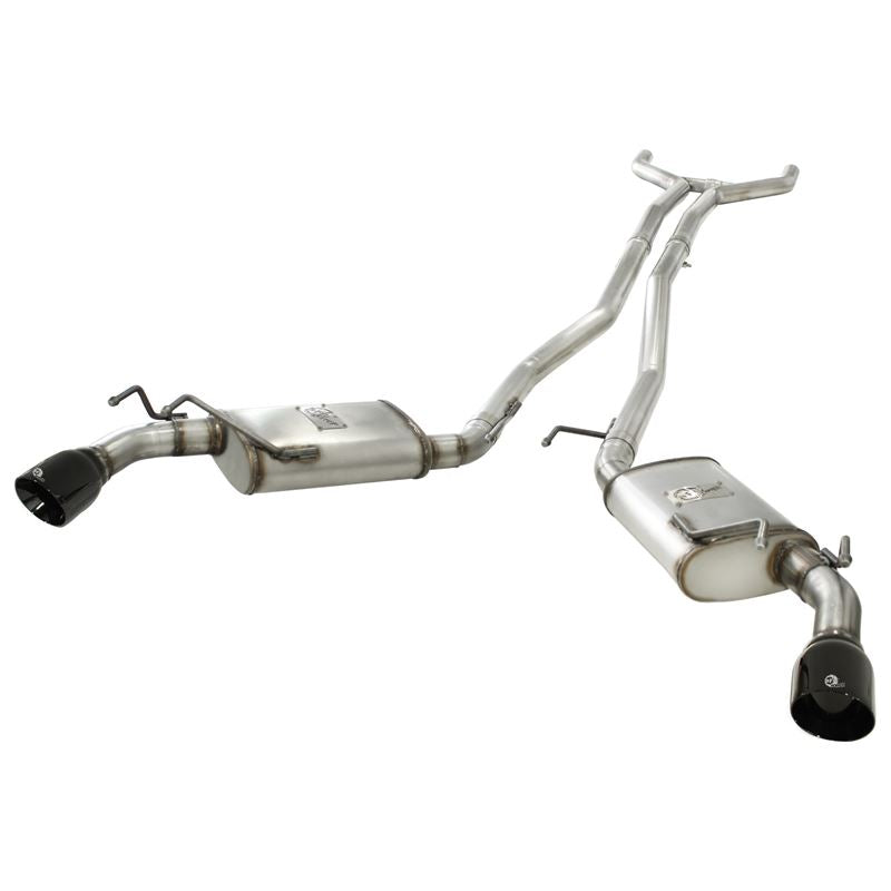 aFe MACH Force-Xp 2-1/2in 409 Stainless Steel Cat-Back Exhaust System w/Black Tip (49-44042-B)