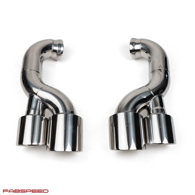 Fabspeed Porsche 955 S Deluxe Quad Style Tips (02-07) (FS.POR.955V8.QDTB)