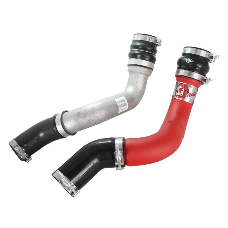 aFe BladeRunner 3 IN Aluminum Hot and Cold Charge Pipe Kit Red (46-20134-R)