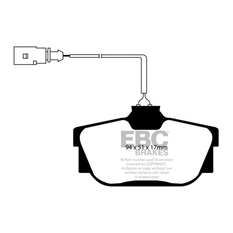 EBC Ultimax OEM Replacement Brake Pads (UD877)