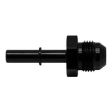 DeatschWerks 8AN Male Flare to 5/16in Male EFI Quick Connect Adapter - Anodized Matte Black(6-02-0138-B)