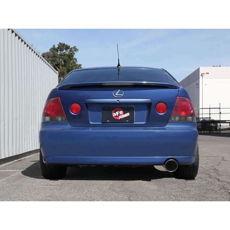 Takeda 2-1/2 IN 304 Stainless Steel Cat-Back Exhaust System w/ Blue Tip (49-36058-L)