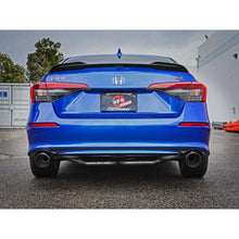 Load image into Gallery viewer, Takeda 2-1/2 IN to 3 IN 304 Stainless Steel Cat-Back Exhaust w/ Blue Flame Tip (49-36630-L)