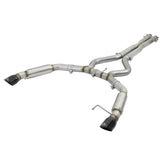 aFe MACH Force-Xp 304 Stainless Steel Cat-Back Exhaust System w/ Muffler Black Tip (49-33088-B)